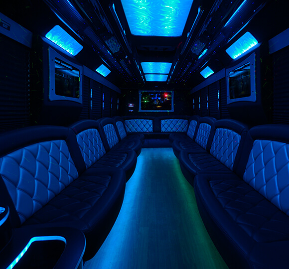 party bus interior