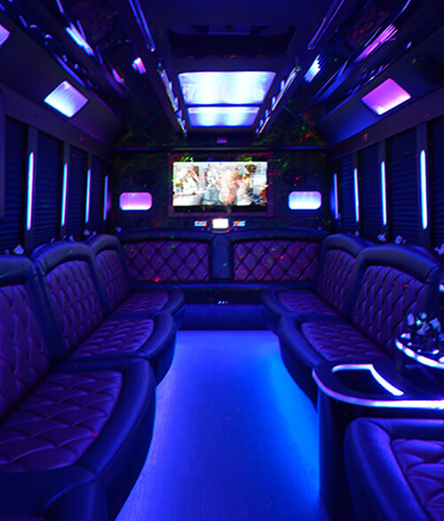 wet bar in a bus