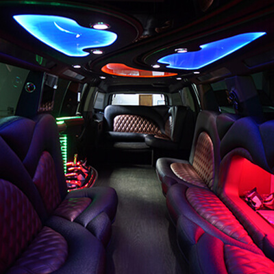 leather limo seats